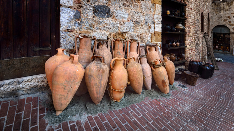 amphoras romanas de Pompeii