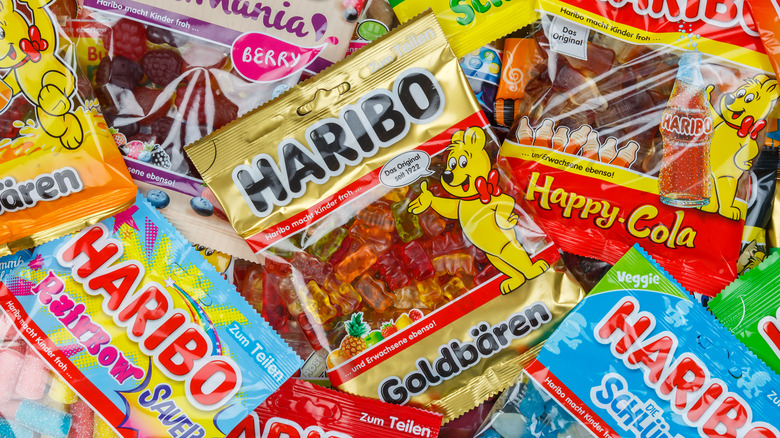 Dulces Haribo en bolsas