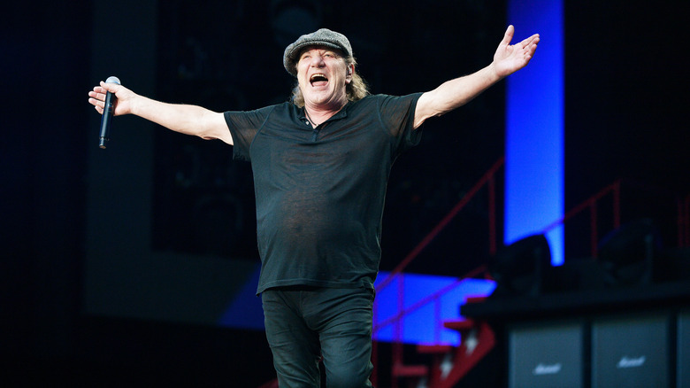 Brian Johnson en Wembley en 2024