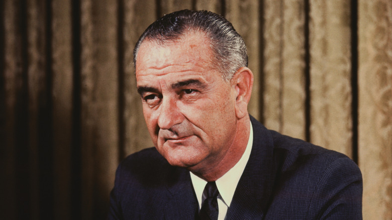 Lyndon Johnson en retrato presidencial