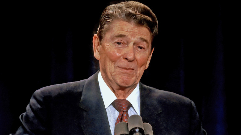Ronald Reagan en discurso