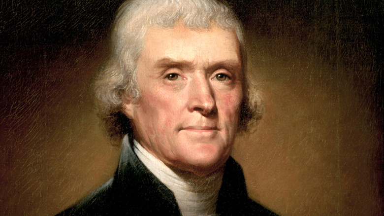retrato de Thomas Jefferson
