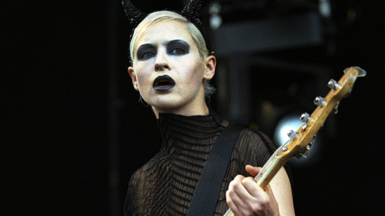 D'Arcy Wretzky en una presentación con los Pumpkins