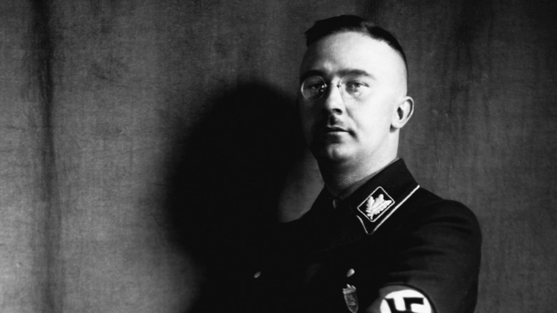 Heinrich Himmler en retrato con gafas