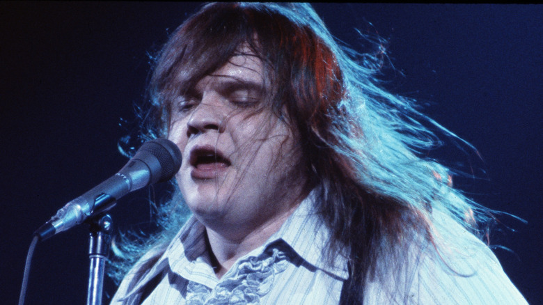 Meat Loaf cantando en 1978