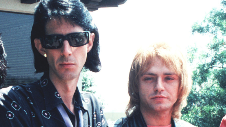 Ric Ocasek y Benjamin Orr en foto de los '70