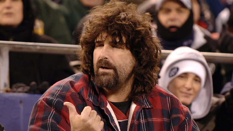 Mick Foley en un partido de NFL