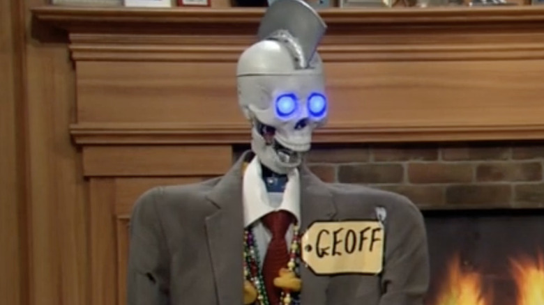 Robot Geoff Peterson sur le plateau de The Late Late Show