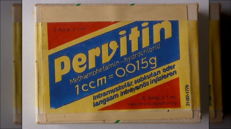 Paquete de pastillas Pervitin, ca. 1940