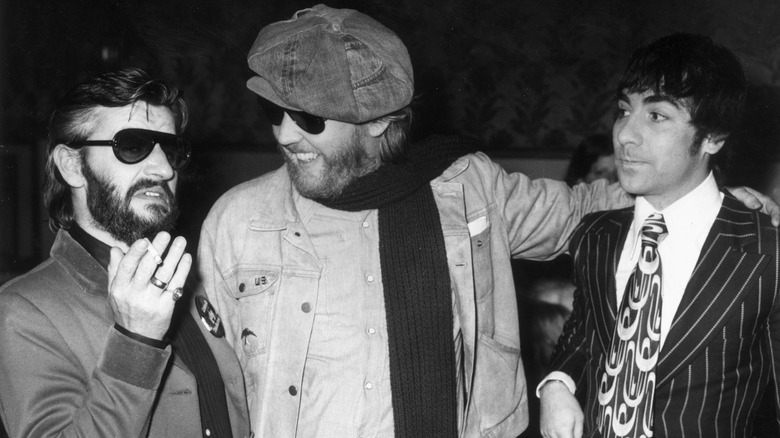 Ringo Starr con Harry Nilsson en una foto