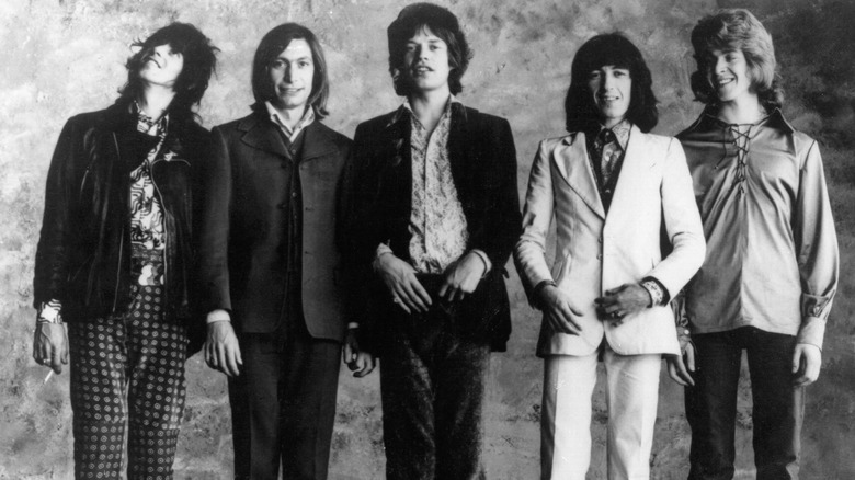 Foto grupal de los Stones en 1972
