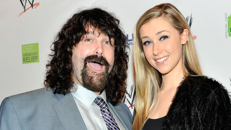 Mick y Noelle Foley en un evento