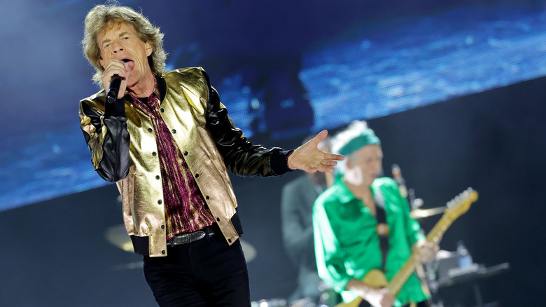 Mick Jagger y Keith Richards en vivo
