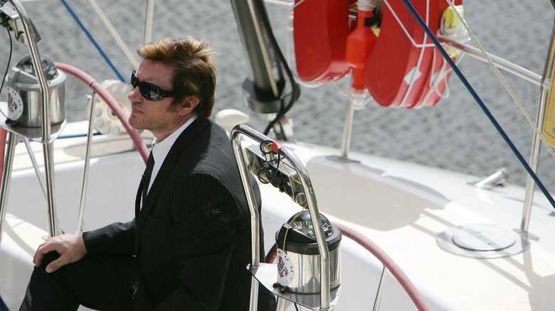 Simon Le Bon en su yate