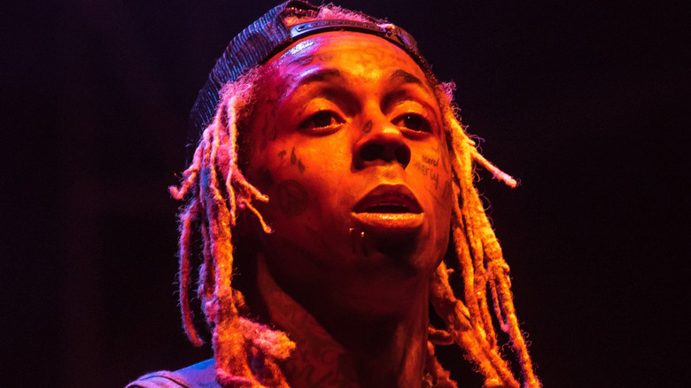 Lil Wayne con expresión sorprendida