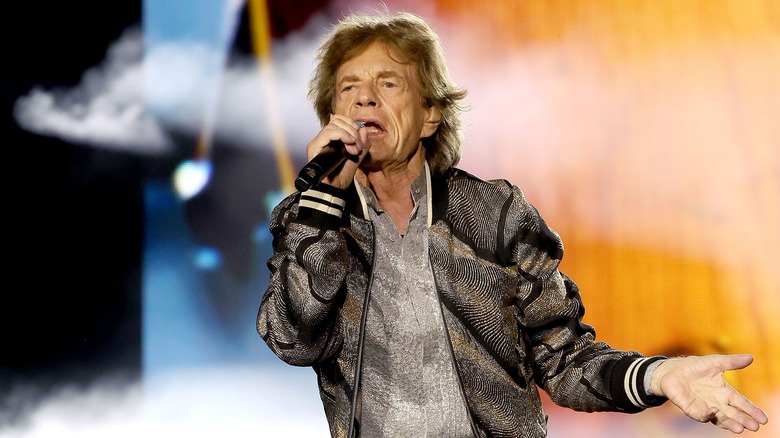 Mick Jagger en concierto en 2024