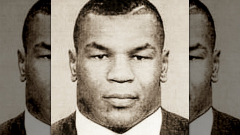 Foto de ficha policial de Tyson en 1991