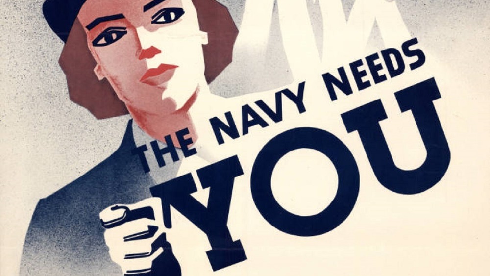 Cartel de reclutamiento de Navy WAVES