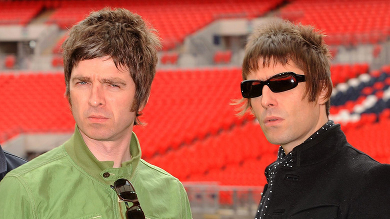 Estrellas de Oasis Noel y Liam Gallagher