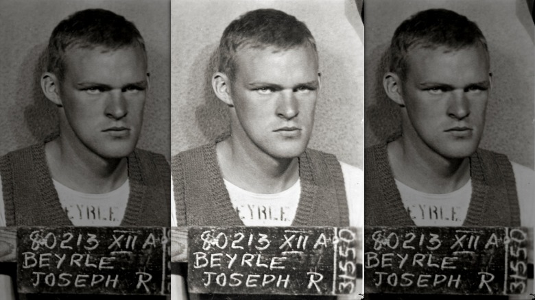 Foto de TSgt Joseph Beyrle en campo de prisioneros, 1944
