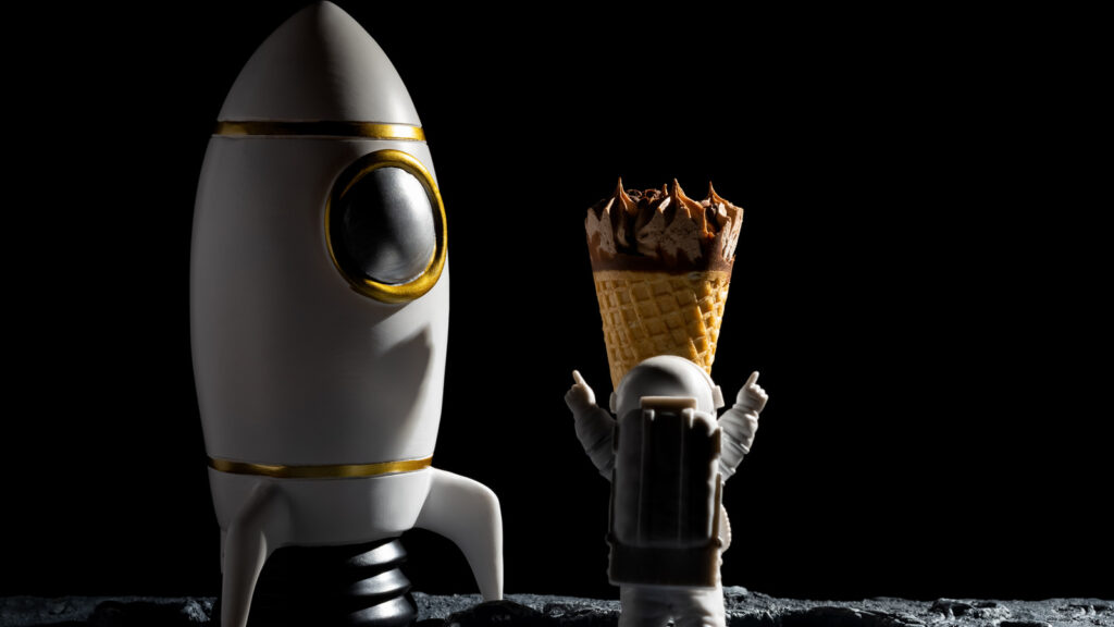 ¿Quién inventó la glace astronaute?