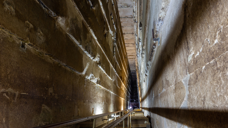 Túnel en la Gran Pirámide