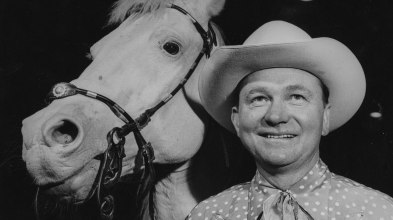 Tex Ritter con su caballo
