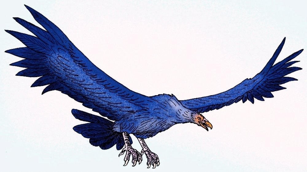 Mecánica de vuelo de un ave gigante
