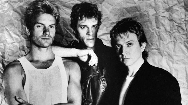 Retrato de The Police en 1983