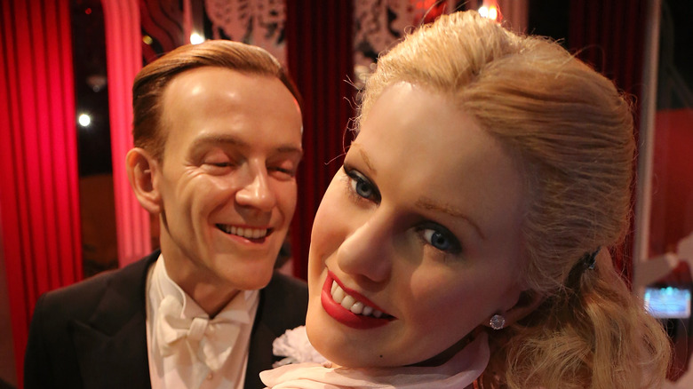 Estatuas de cera de Ginger Rogers y Fred Astaire