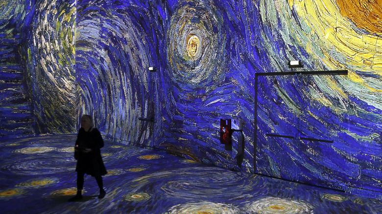 Van Gogh en exhibición de La Noche Estrellada