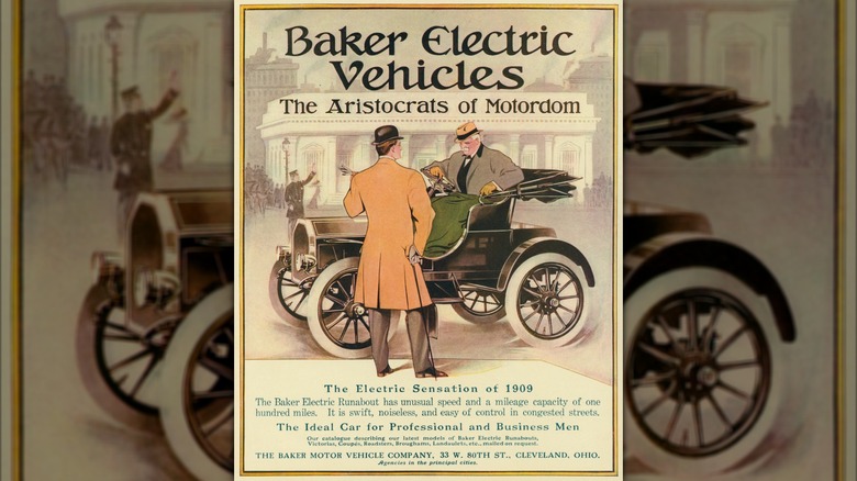 Anuncio de un Baker Electric de 1909