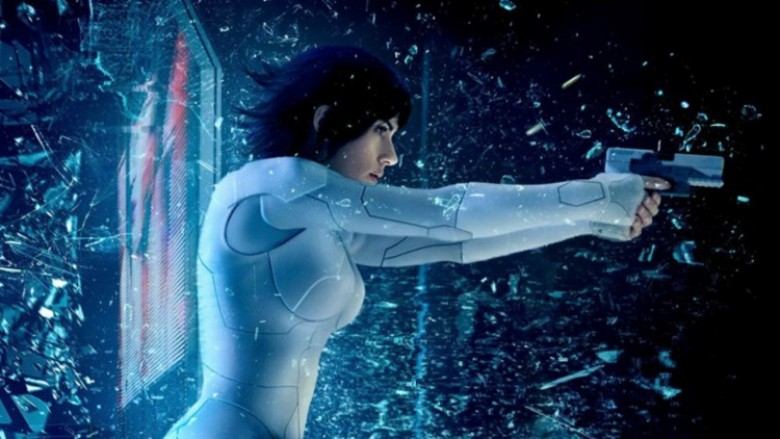 Traje completamente cubierto en Ghost in the Shell